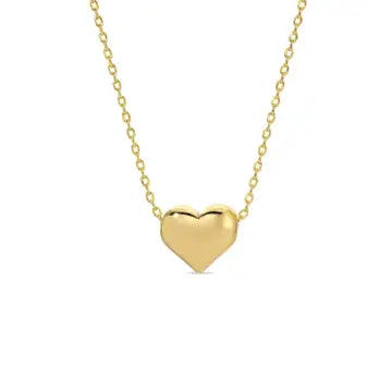 Splendid Iris Heart Necklace