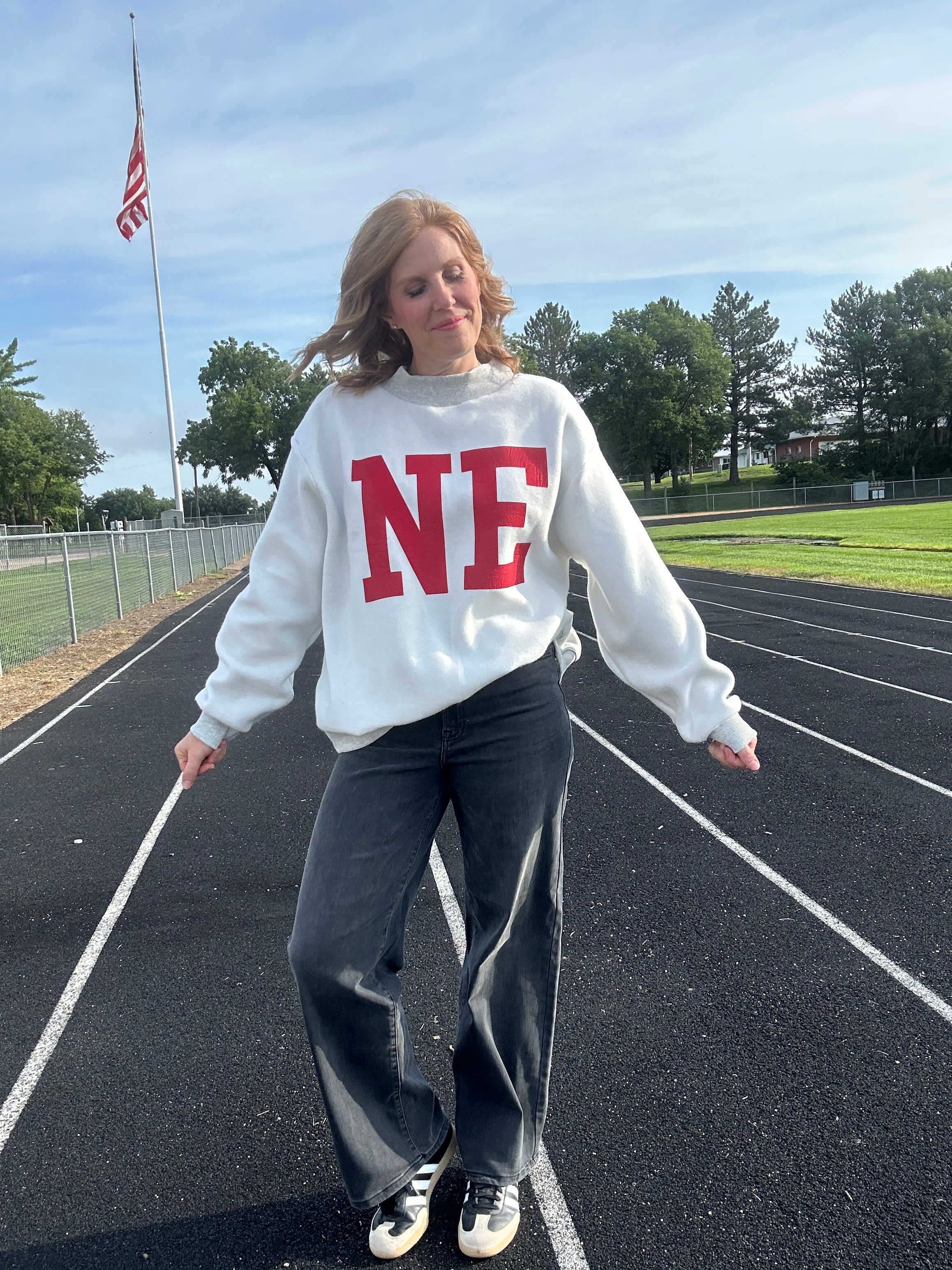 Nebraska/NE Reversible Sweatshirt