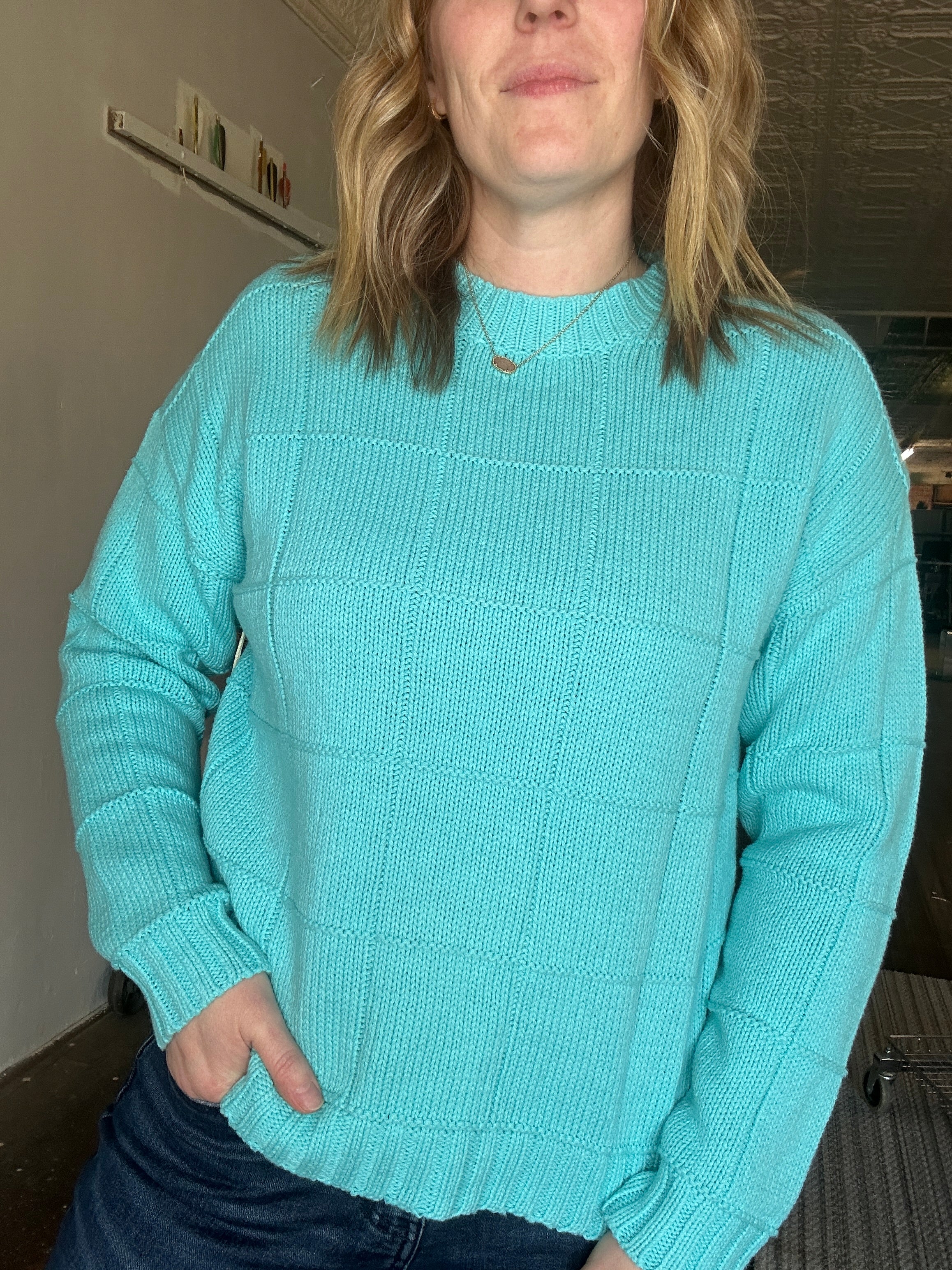 Sky Blue Sweater