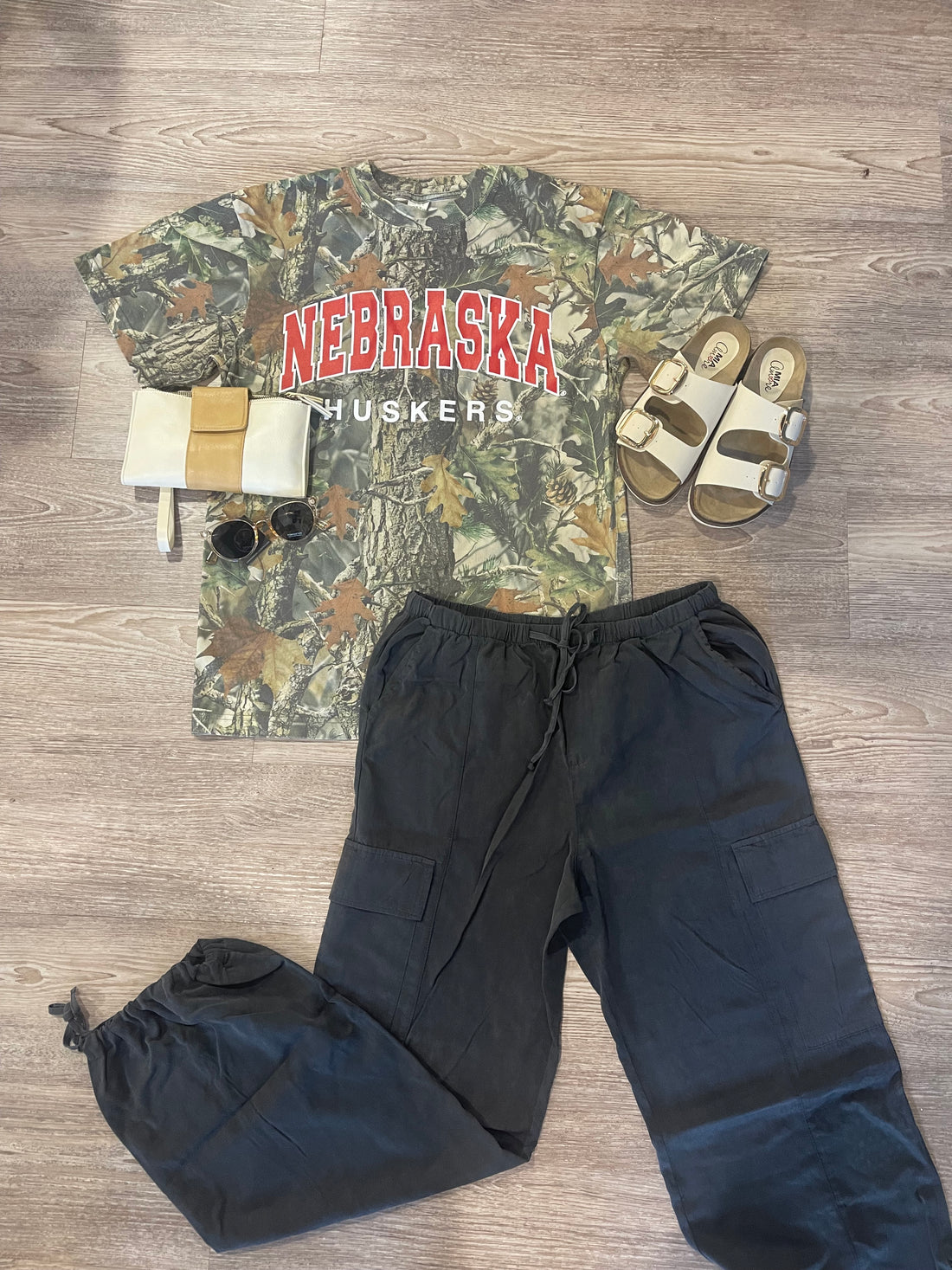 Nebraska Camo Tee