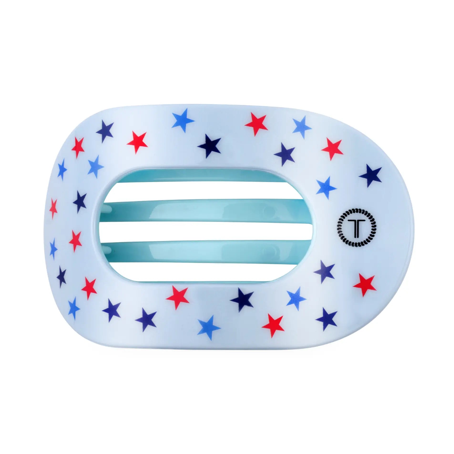 Teleties Round Flat Hair Clip-Medium