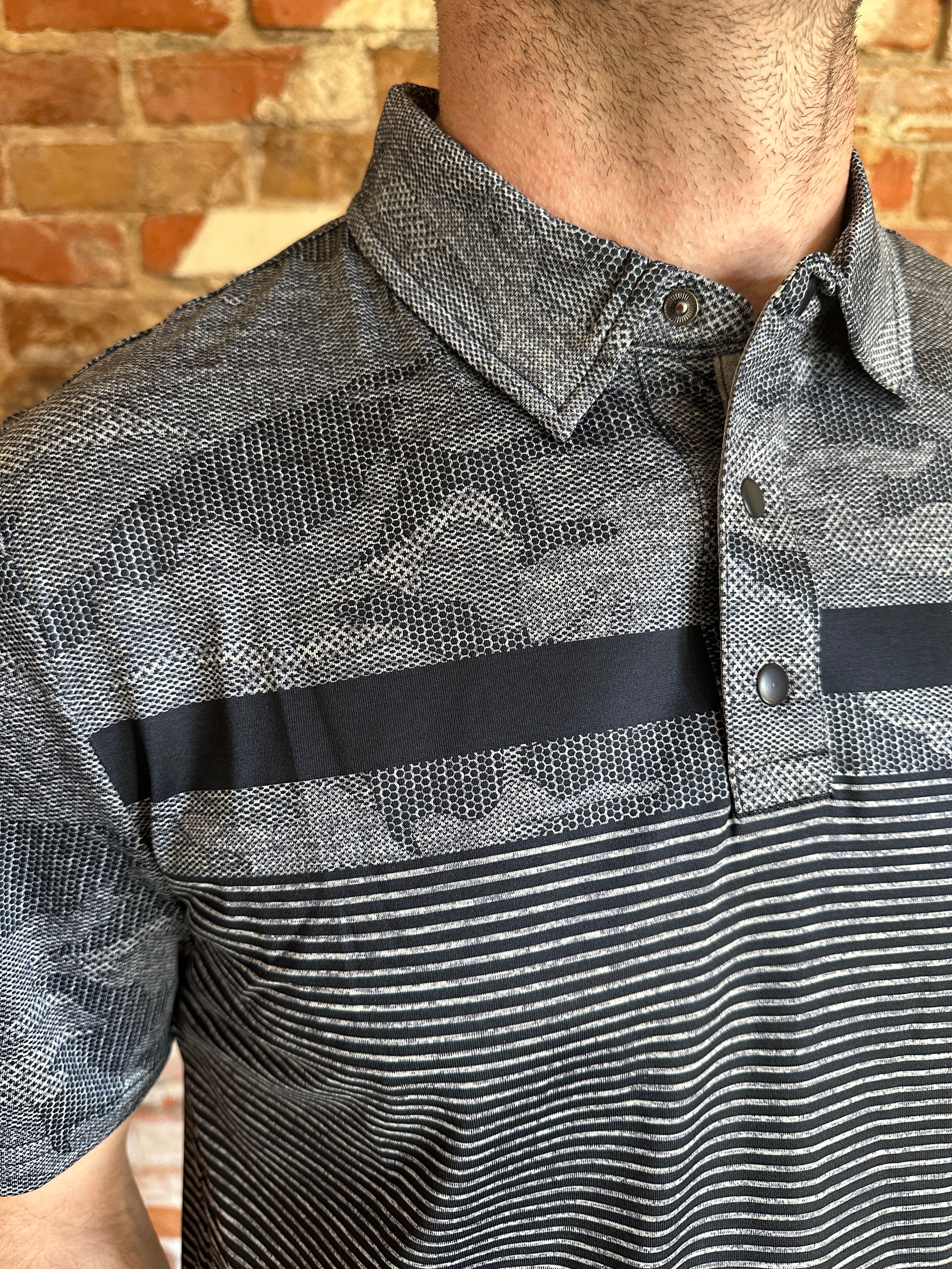Dusty Camo Blocked Polo