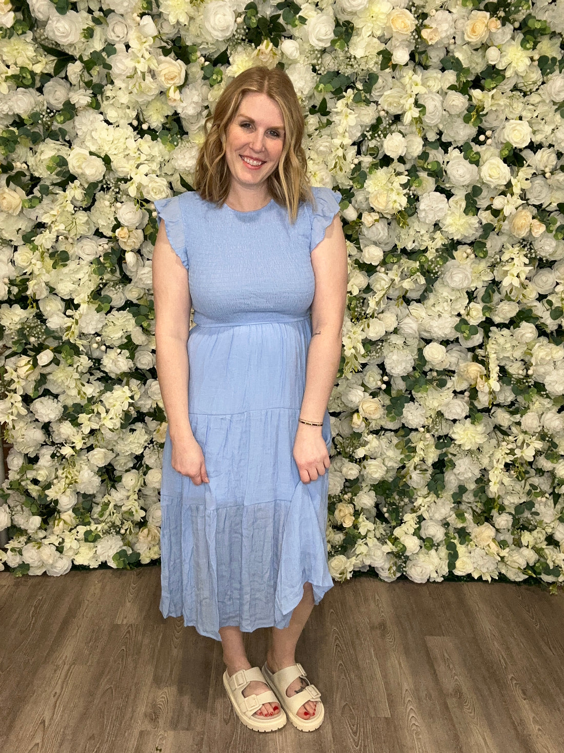 Kelsey Dress, Light Chambray