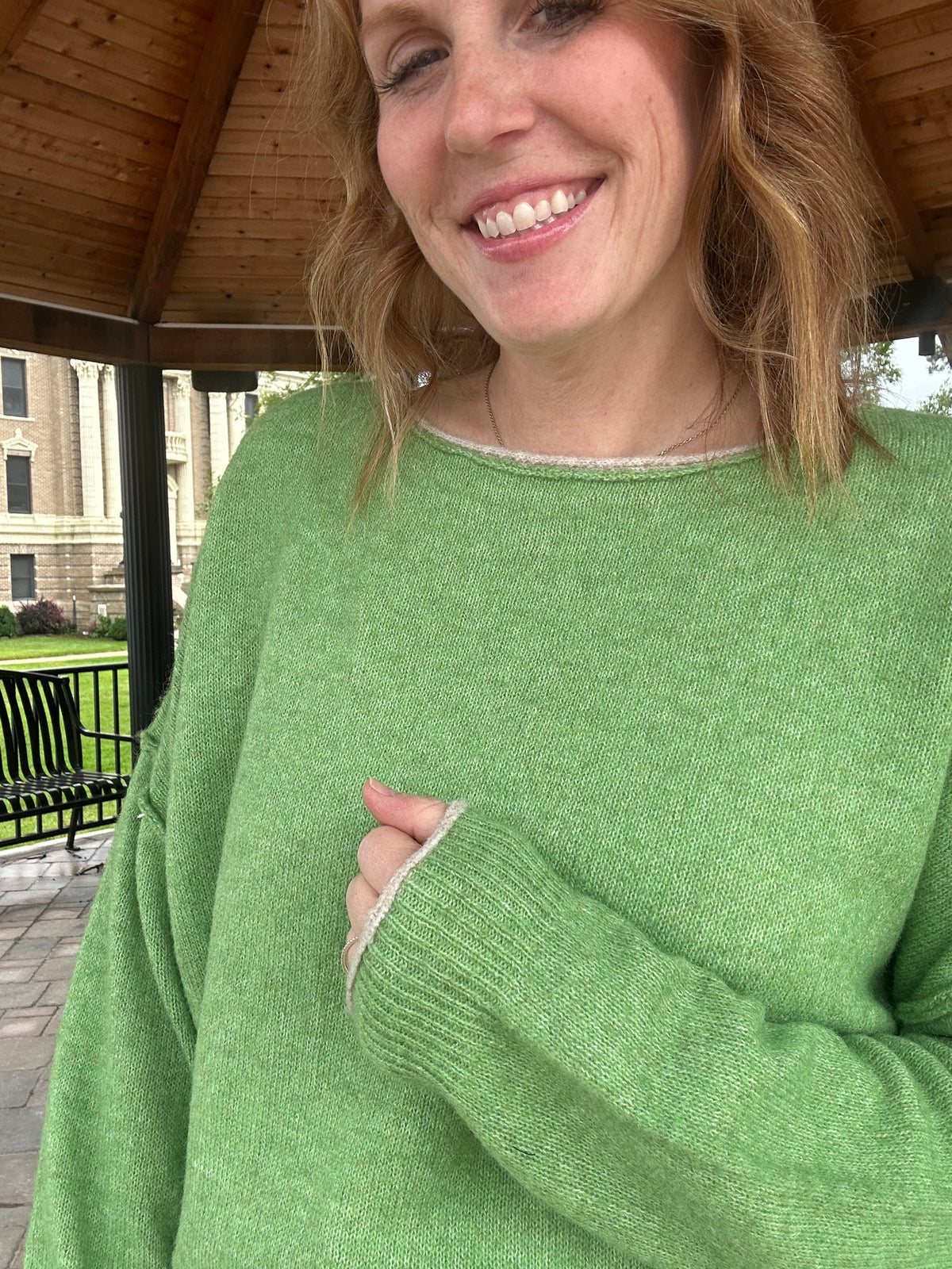 Kylie Green Sweater