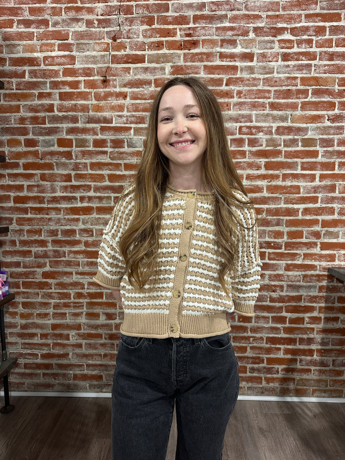 Mary Crochet Knit Cardigan