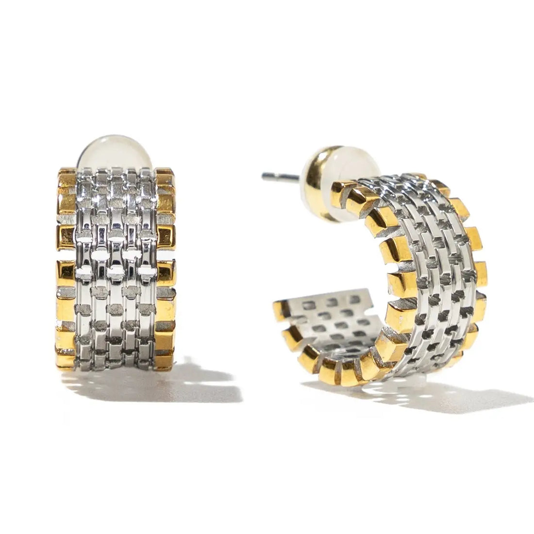 Two-tone Watch hoops