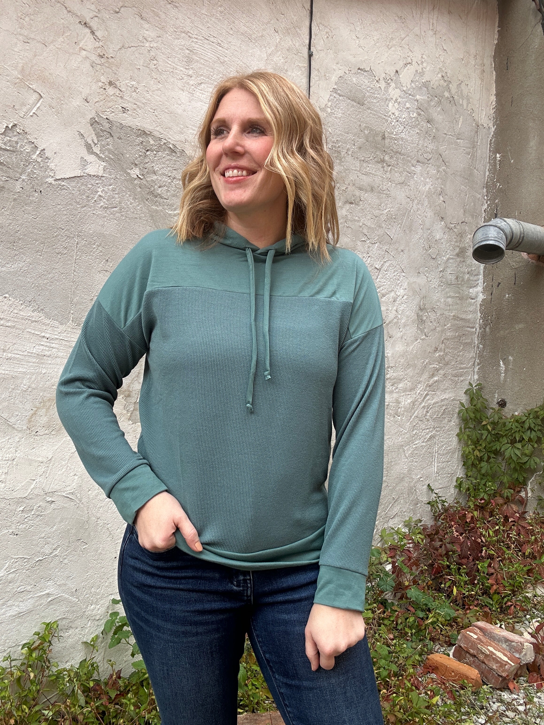 Monica drawstring hoodie