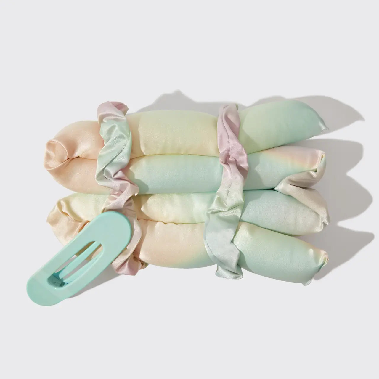 Satin Heatless Styling & Flat Lay Claw Set