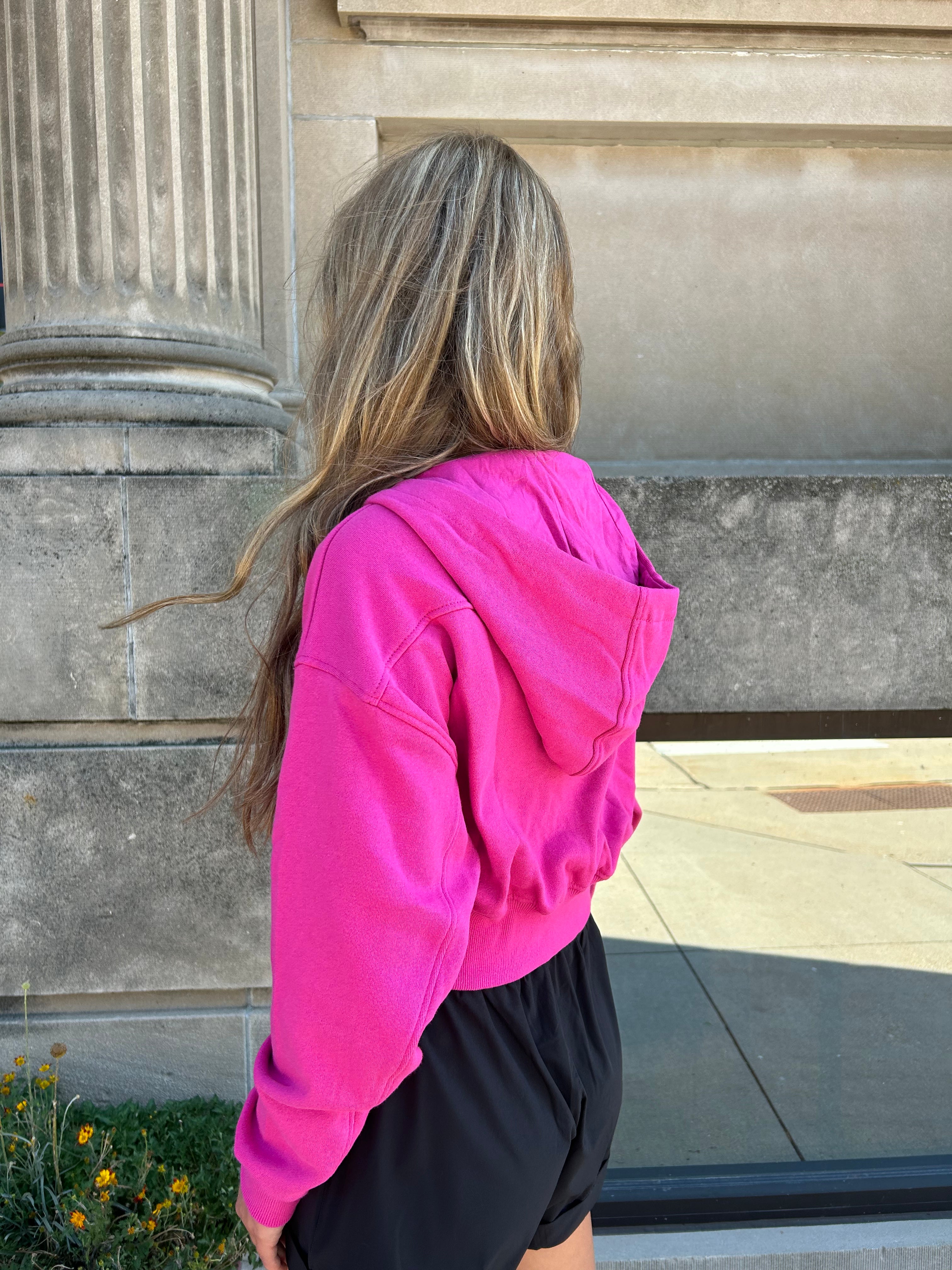 Half- Zip Fleece Hoodie