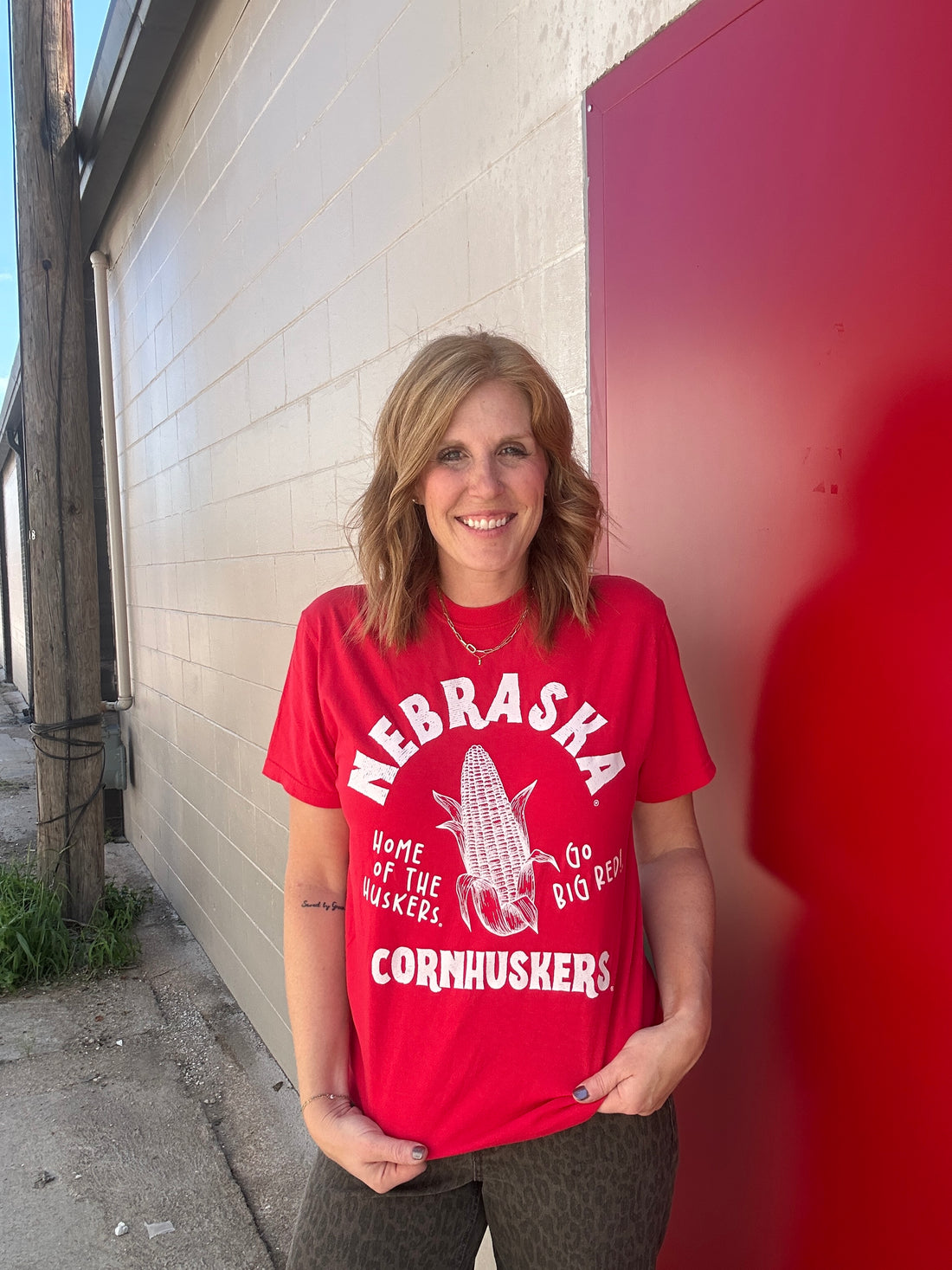 Nebraska- Giant Corn Tee