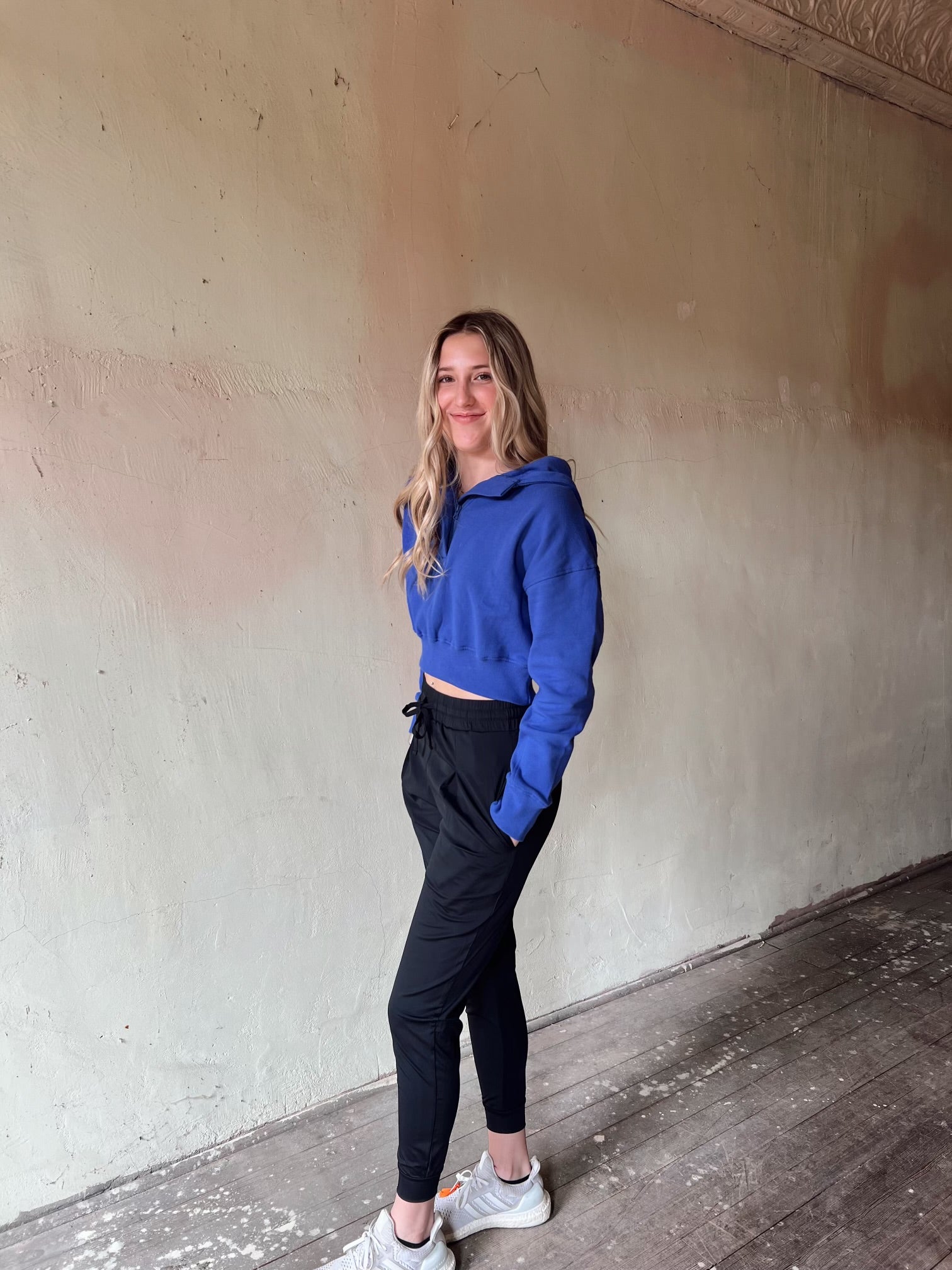 Half- Zip Fleece Hoodie