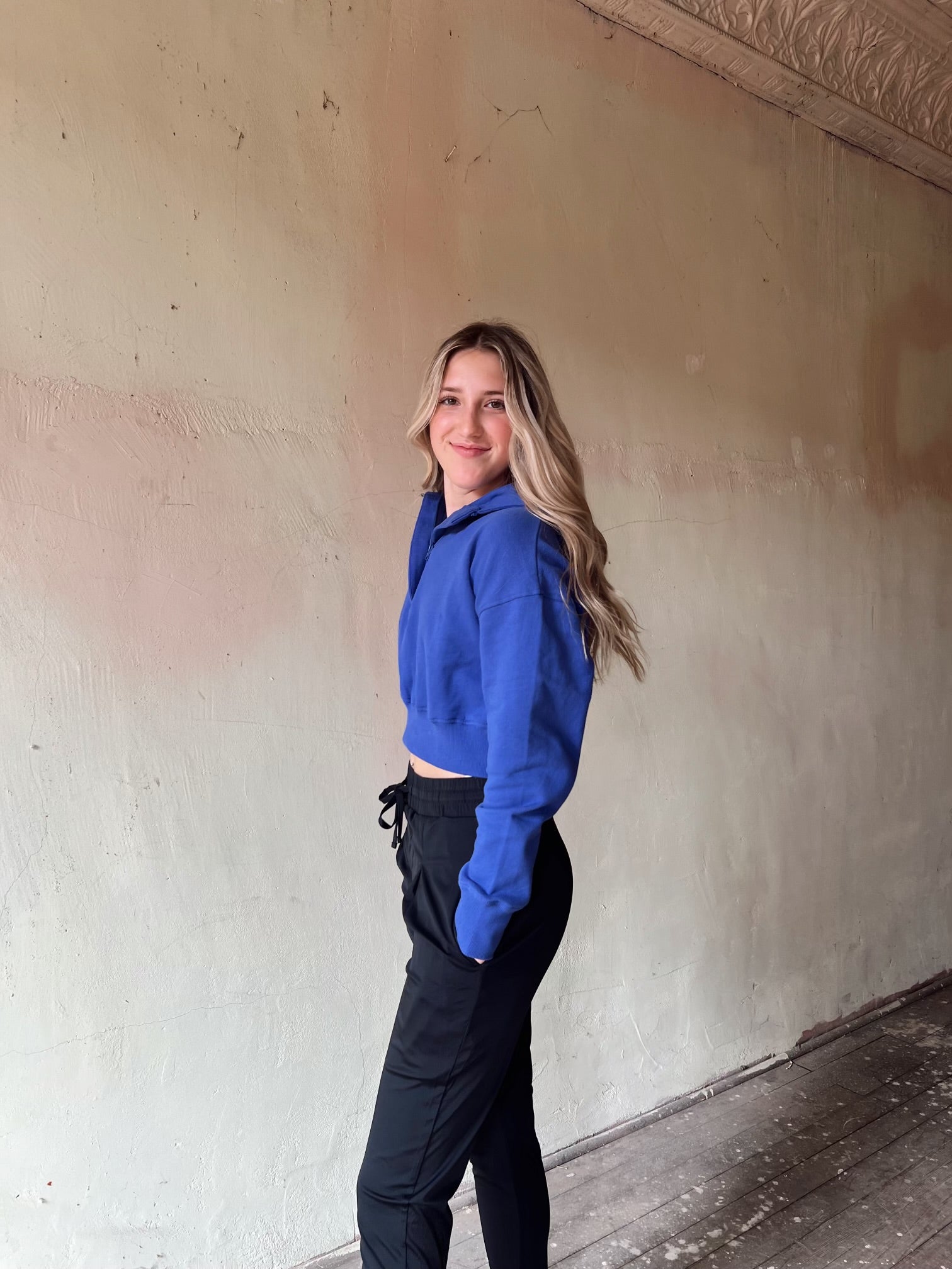 Half- Zip Fleece Hoodie