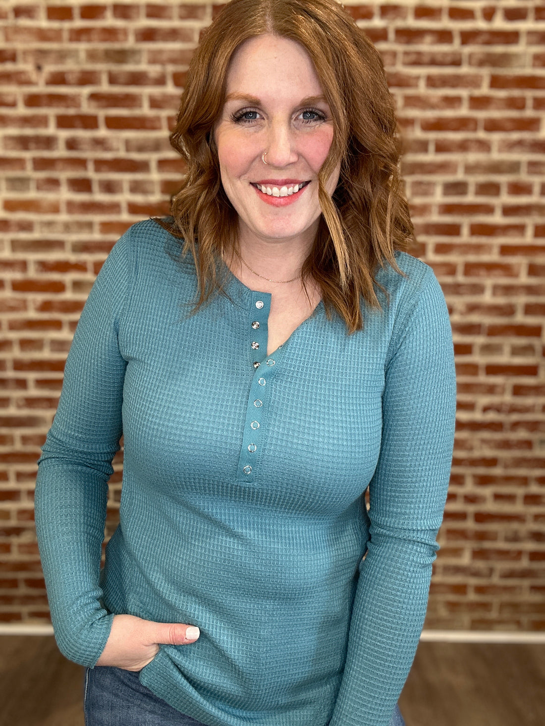 Pamela Waffle Knit Top