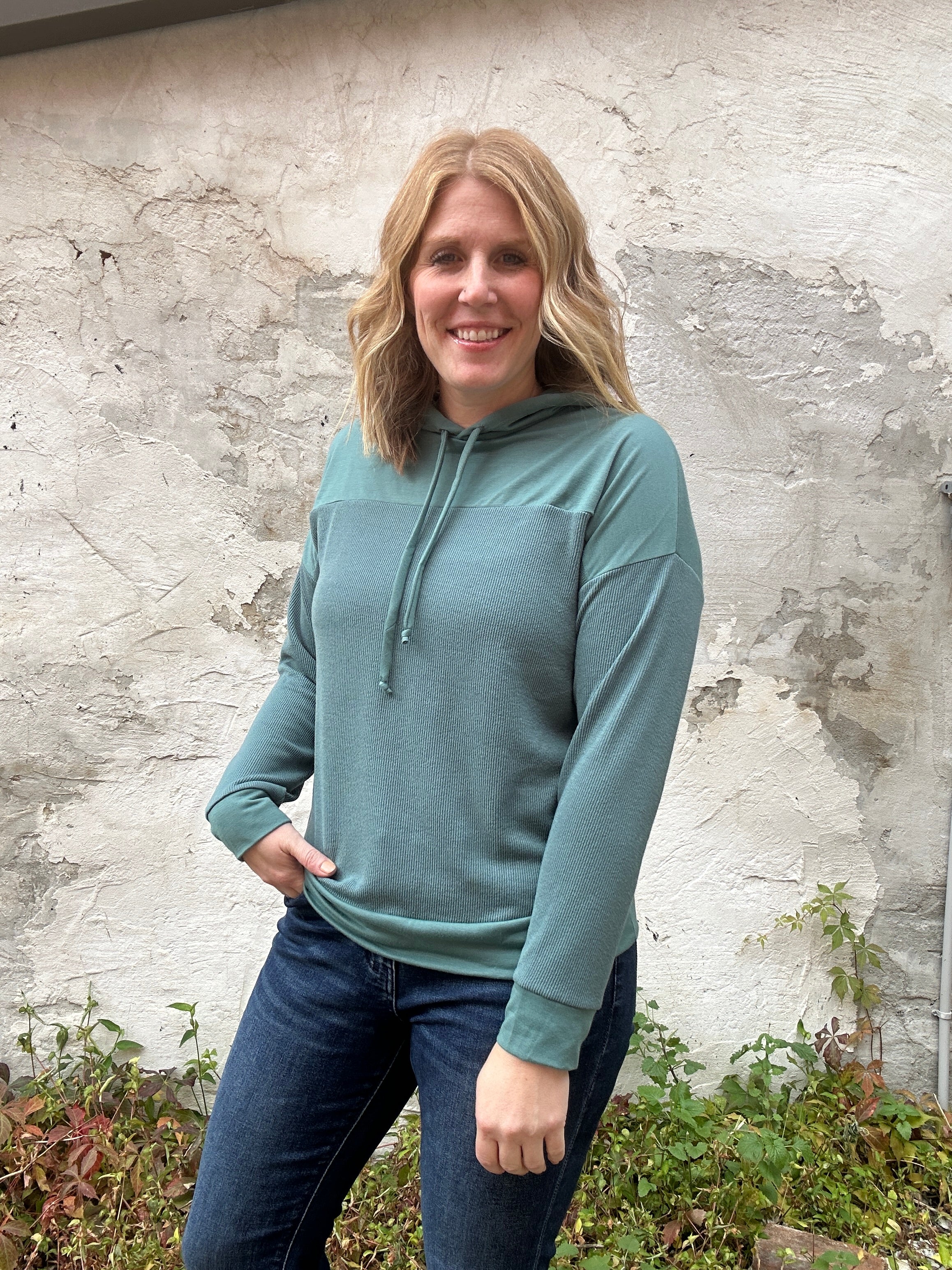 Monica drawstring hoodie