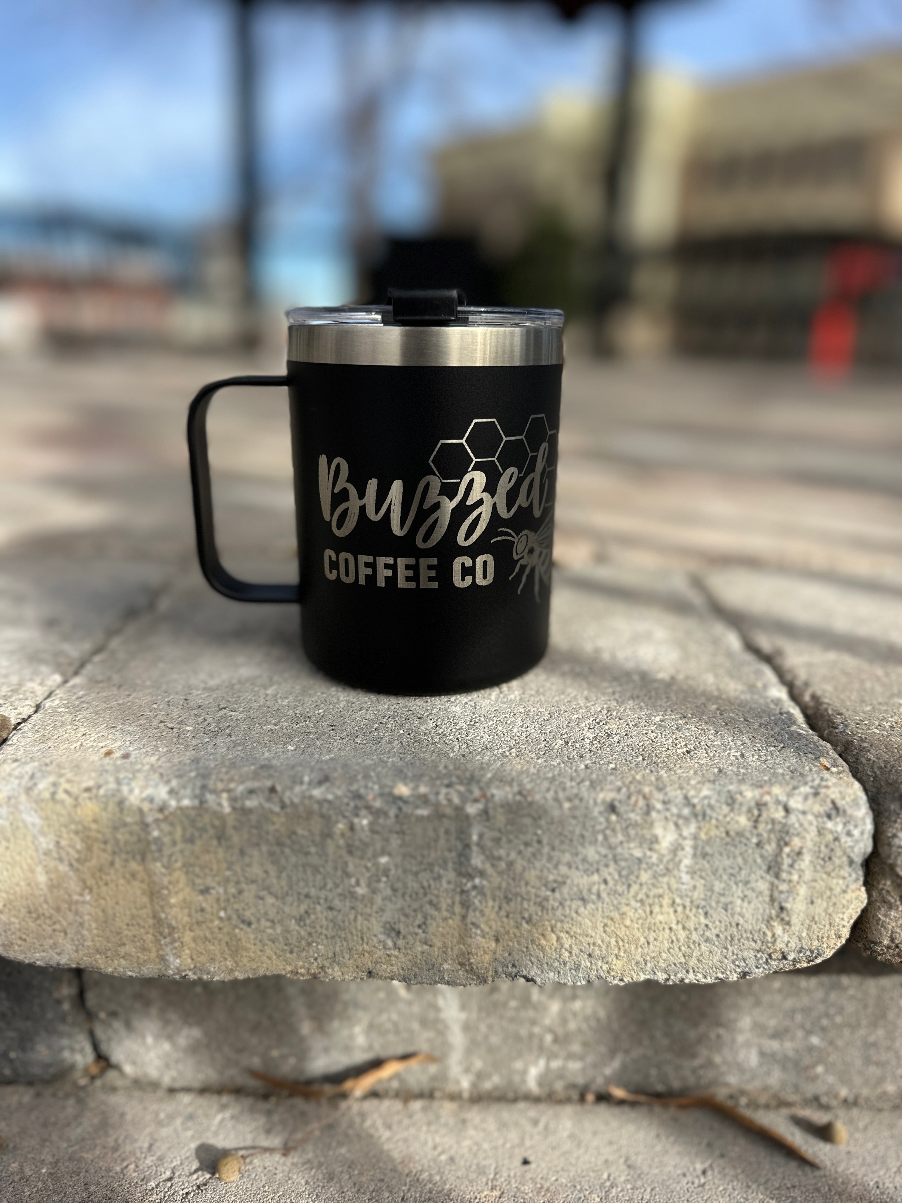 Buzzed Coffee Mugs- 12 oz