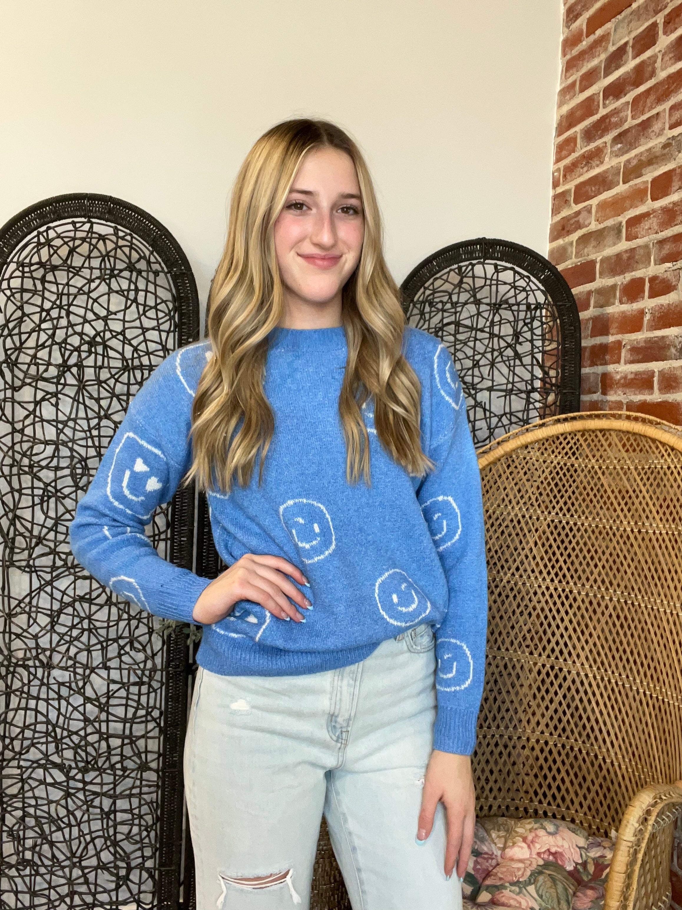 Happy Face Sweater