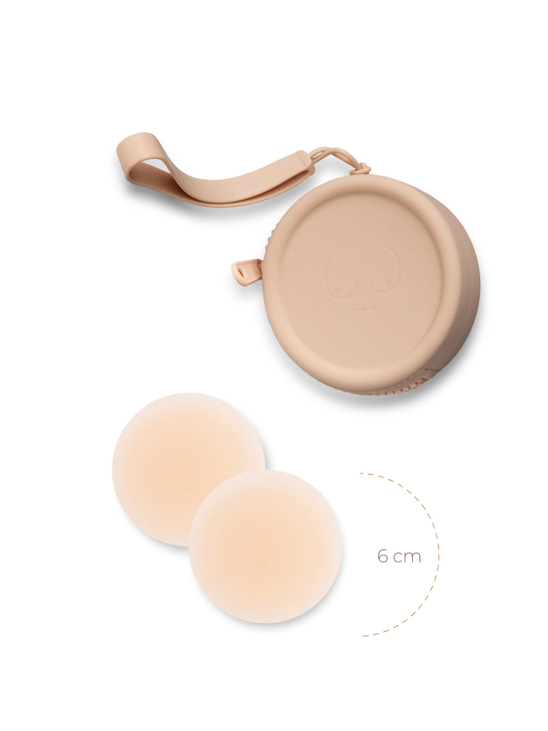 Boob-eez Nipple Cover with Silicone Case