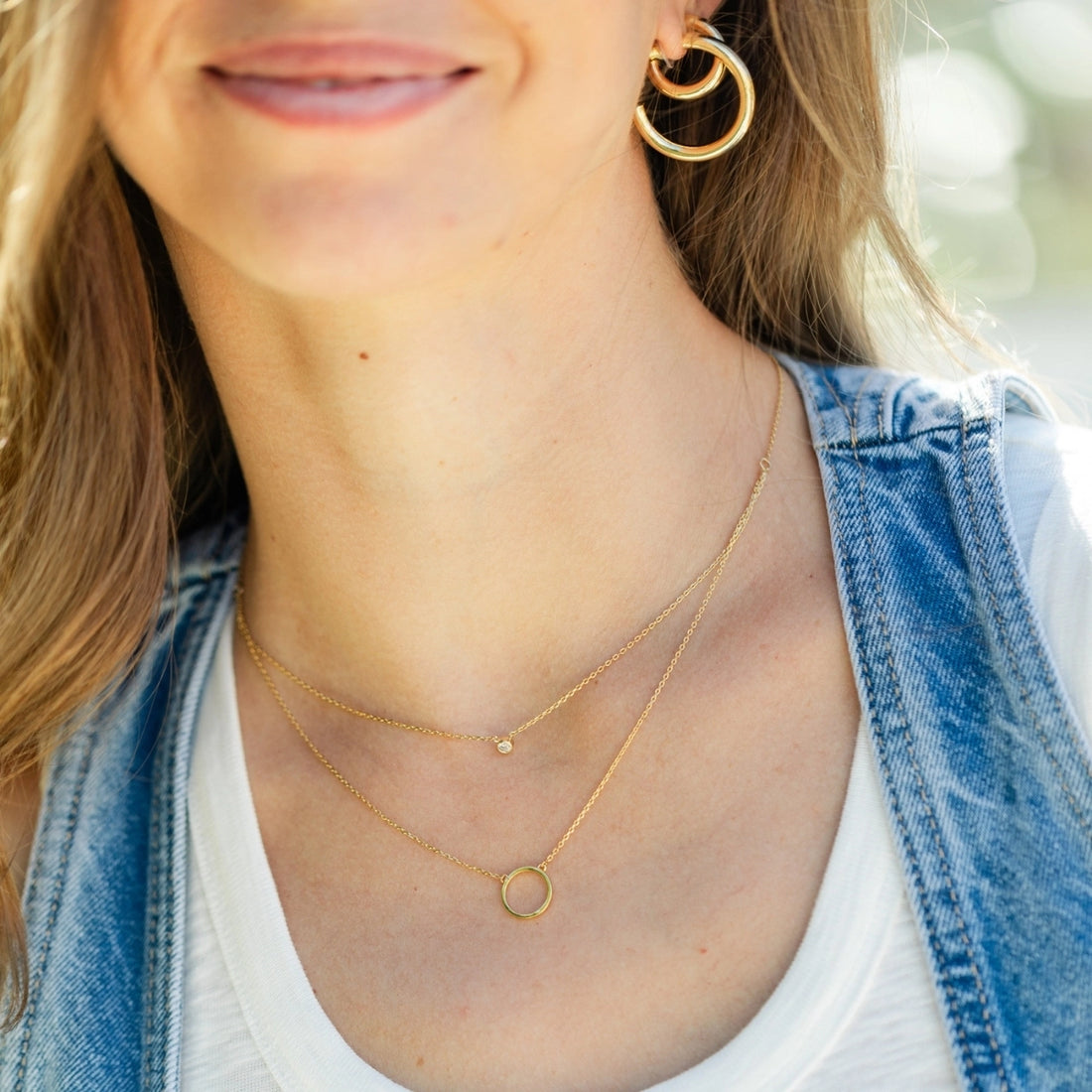 Splendid Iris, Double Appeal Necklace