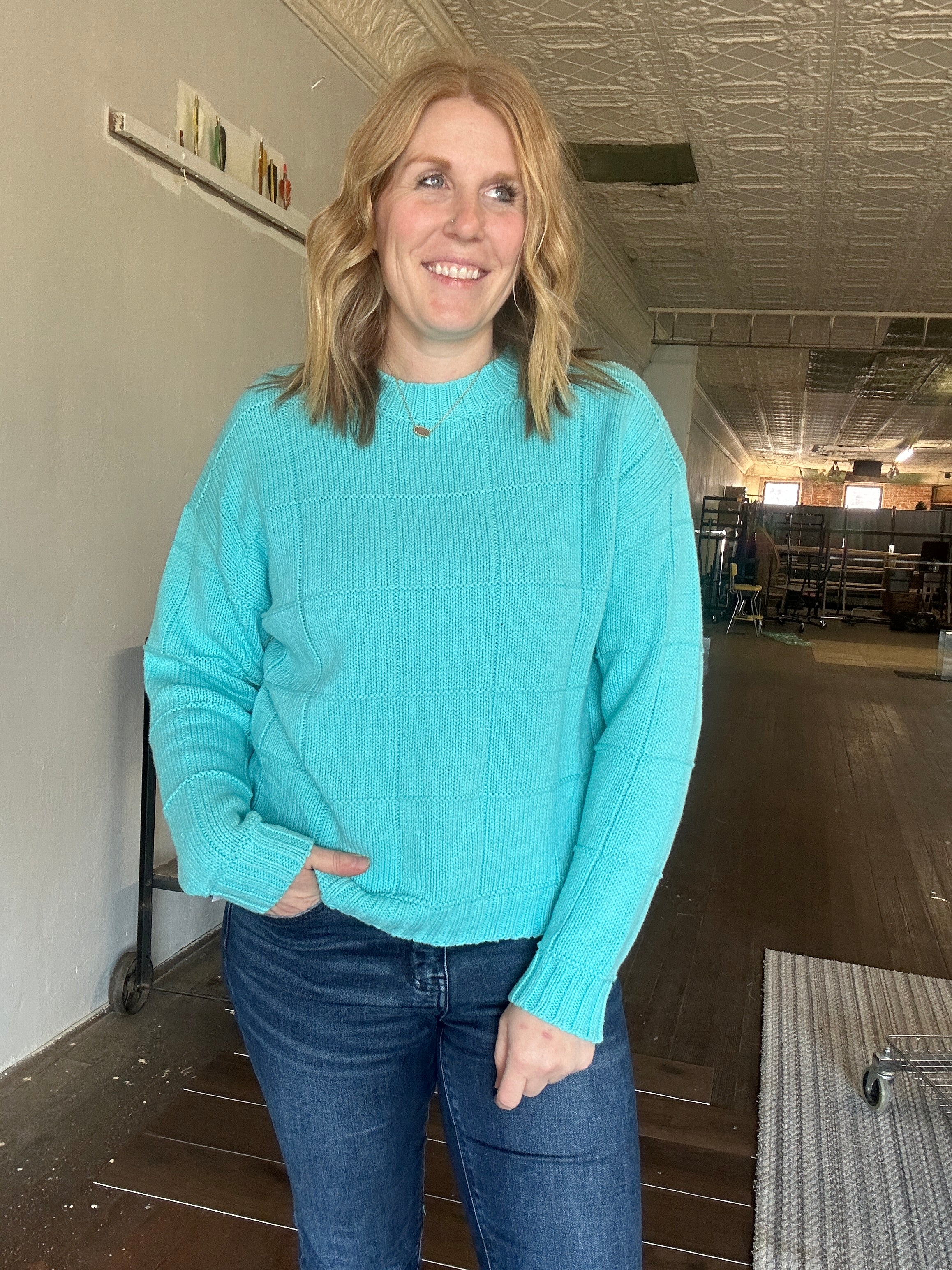 Sky Blue Sweater