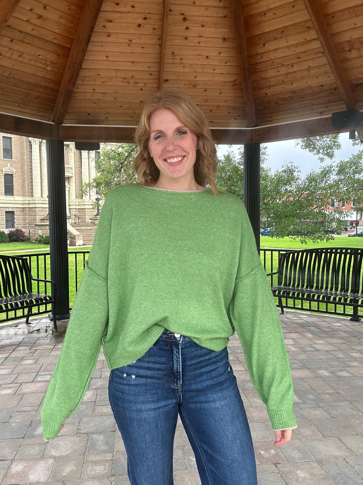 Kylie Green Sweater