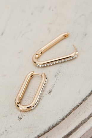 Rectangle Hoop Earrings