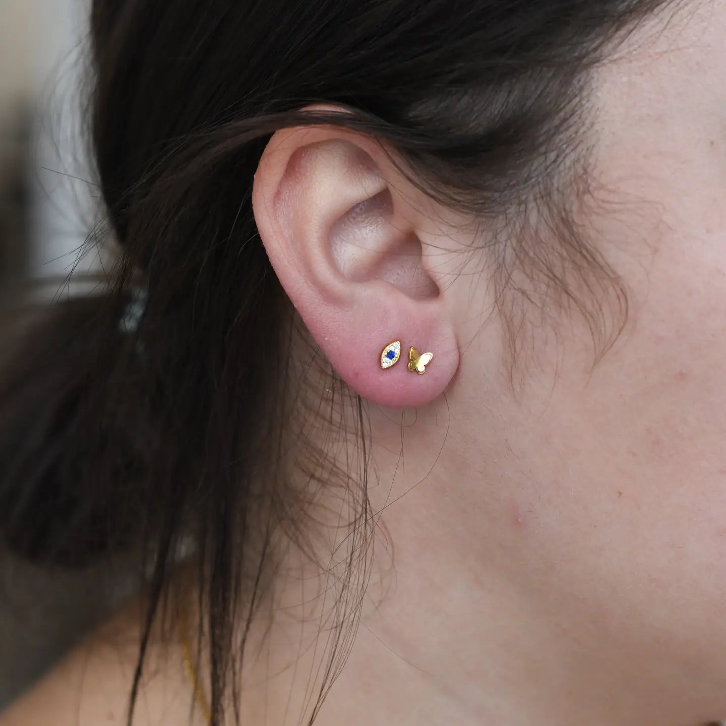 3D Butterfly Studs