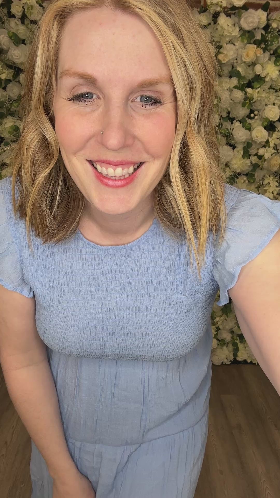 Kelsey Dress, Light Chambray