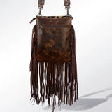American Darling Leopard Fringe Crossbody