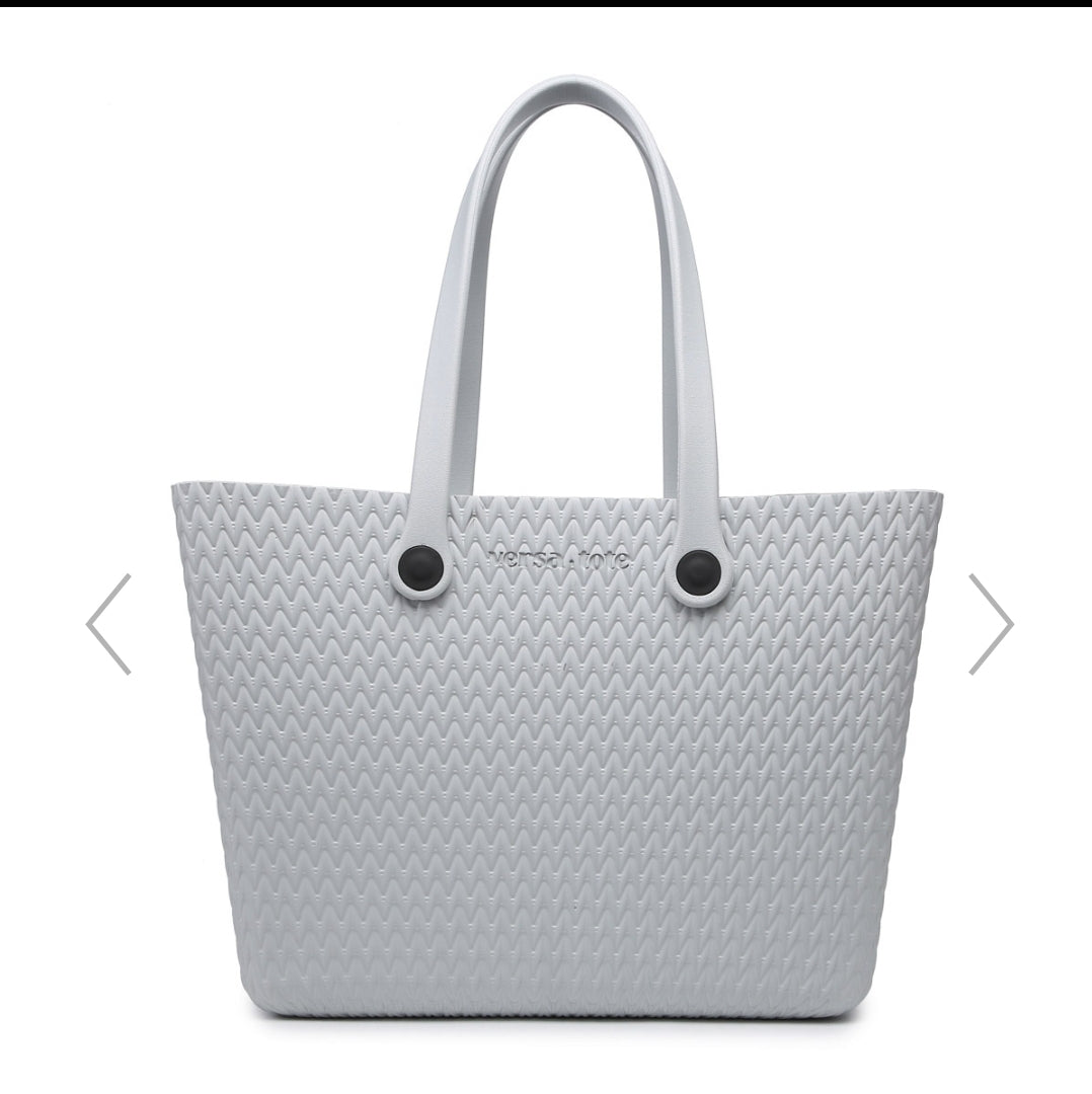 Textured Carry All Tote w/ Interchangeable Straps