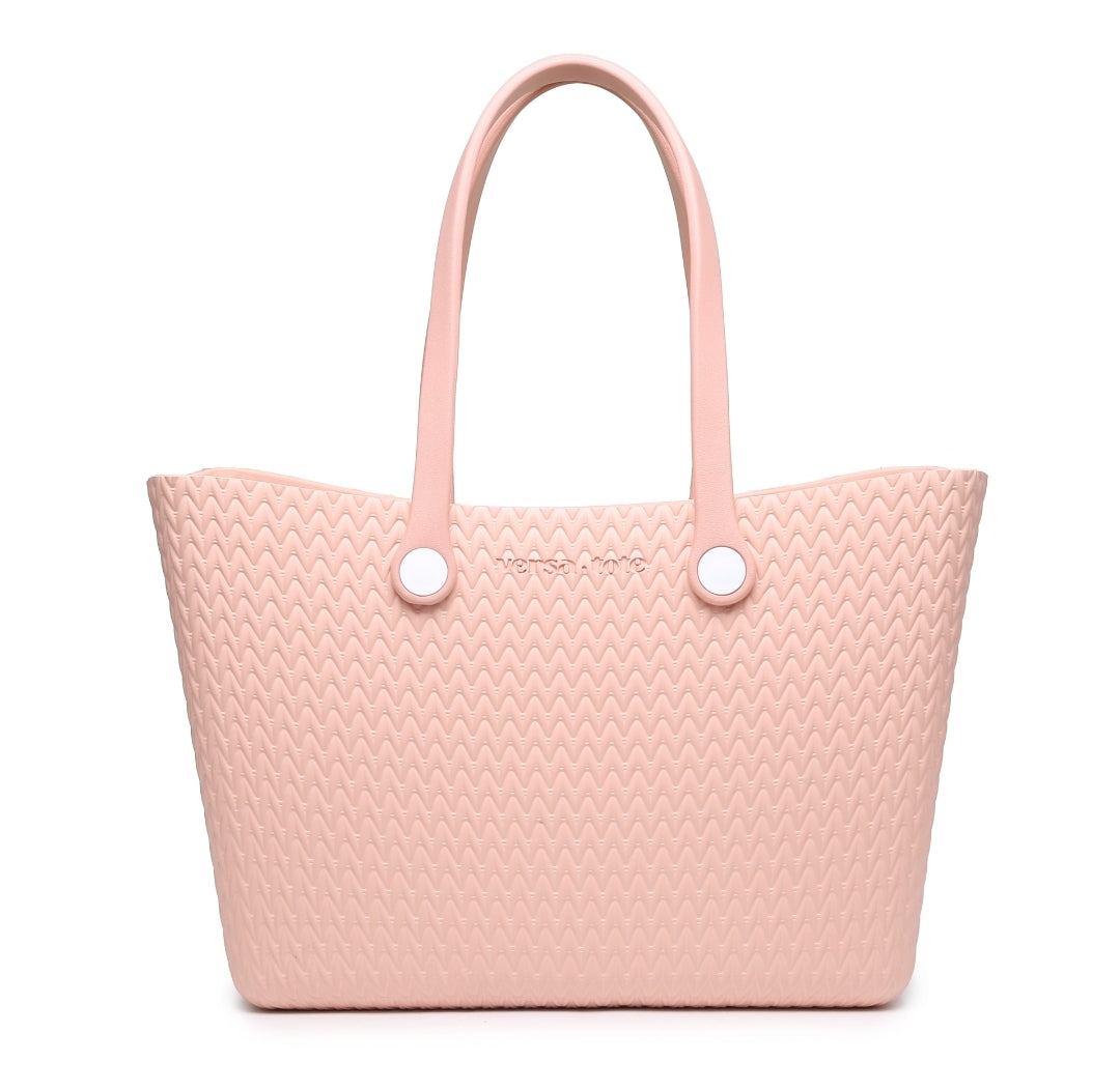 Textured Carry All Tote w/ Interchangeable Straps