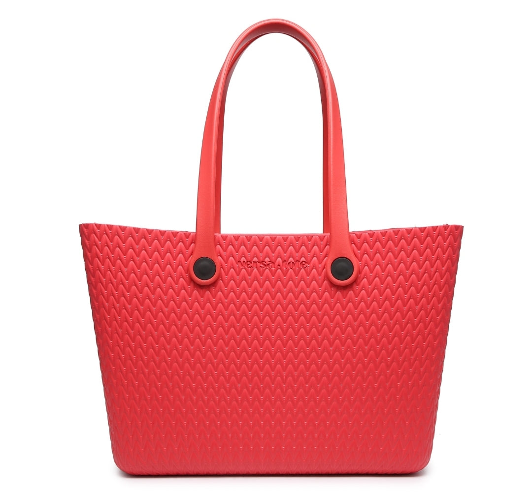 Textured Carry All Tote w/ Interchangeable Straps