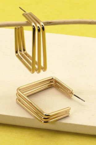 Tri-Hoop Earrings