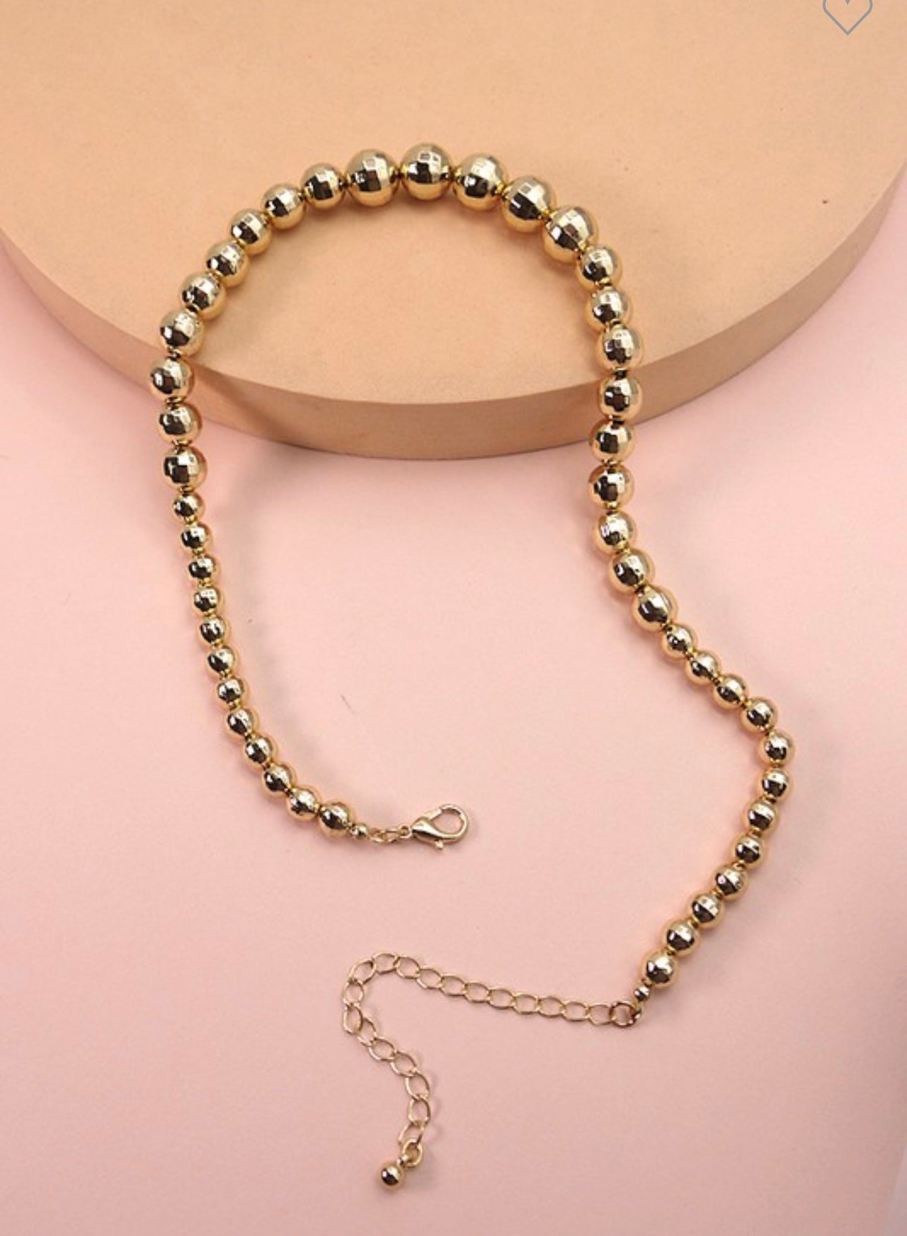 Disco Bead Necklace
