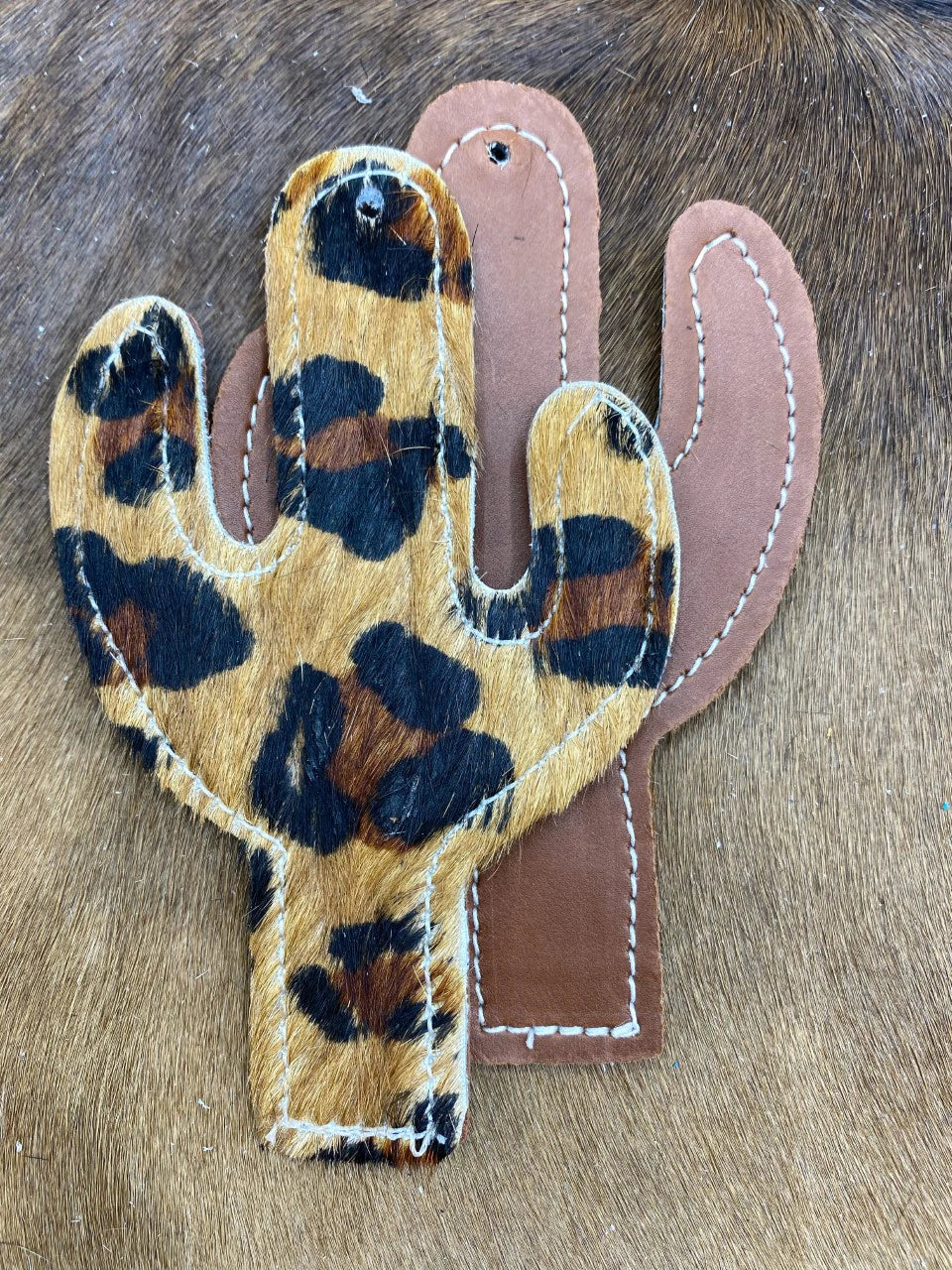 Leopard Car Freshener - Ear Tag, Heart & Cactus