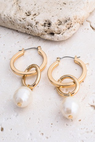 Pearl Hoops