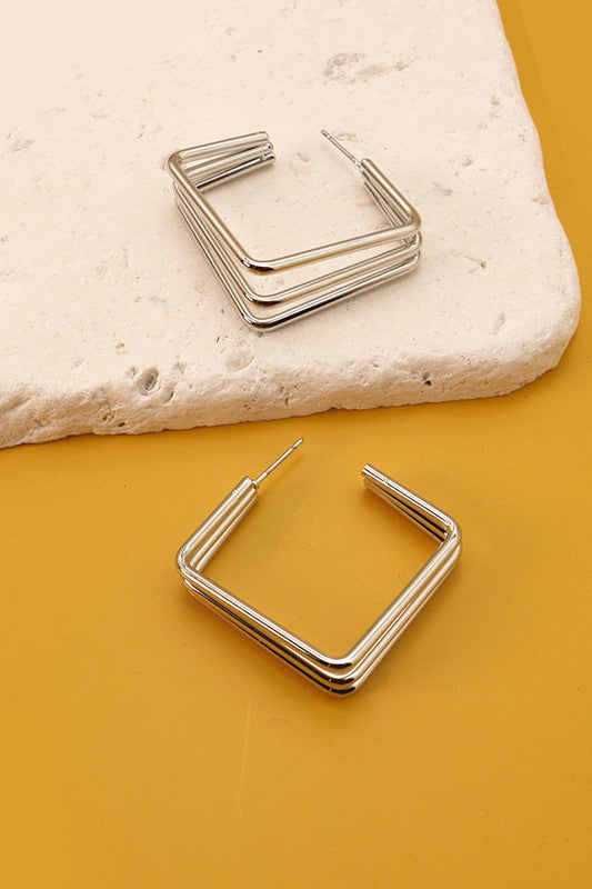 Tri-Hoop Earrings