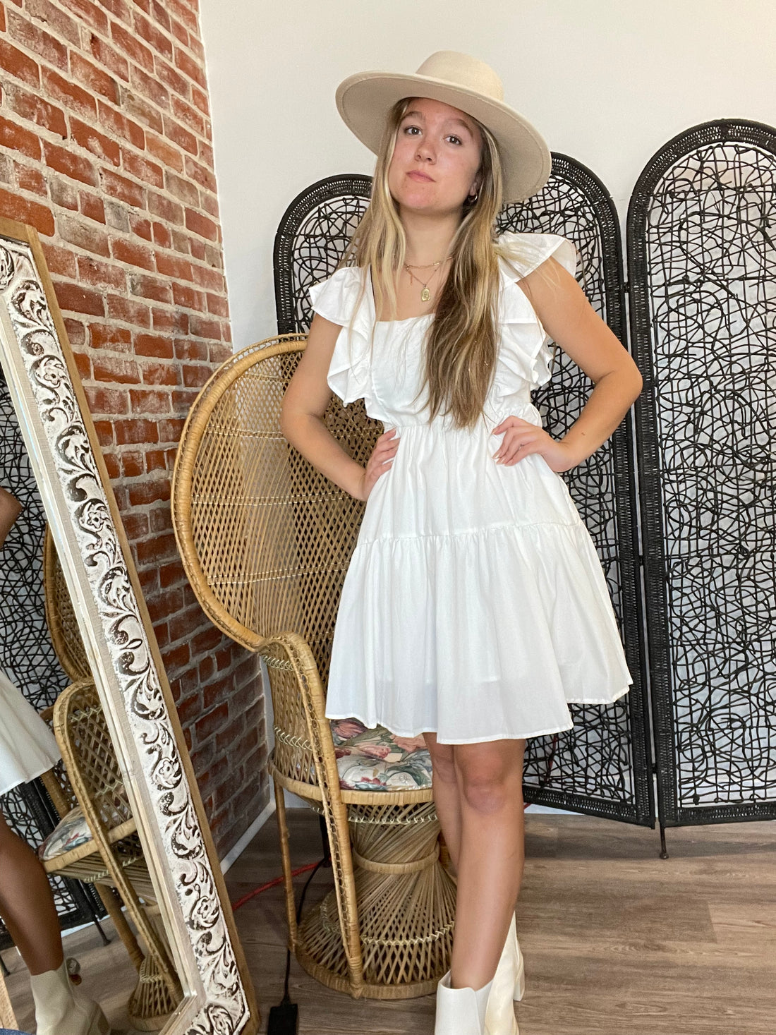 Simple White Dress