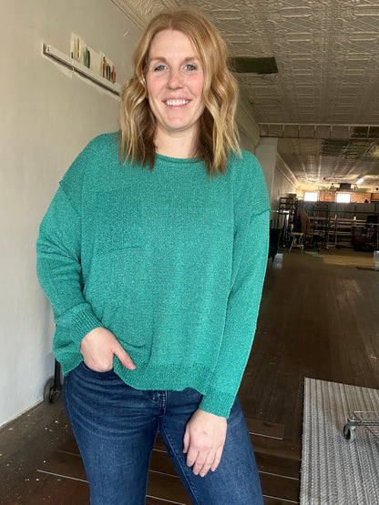 Teal Sweater