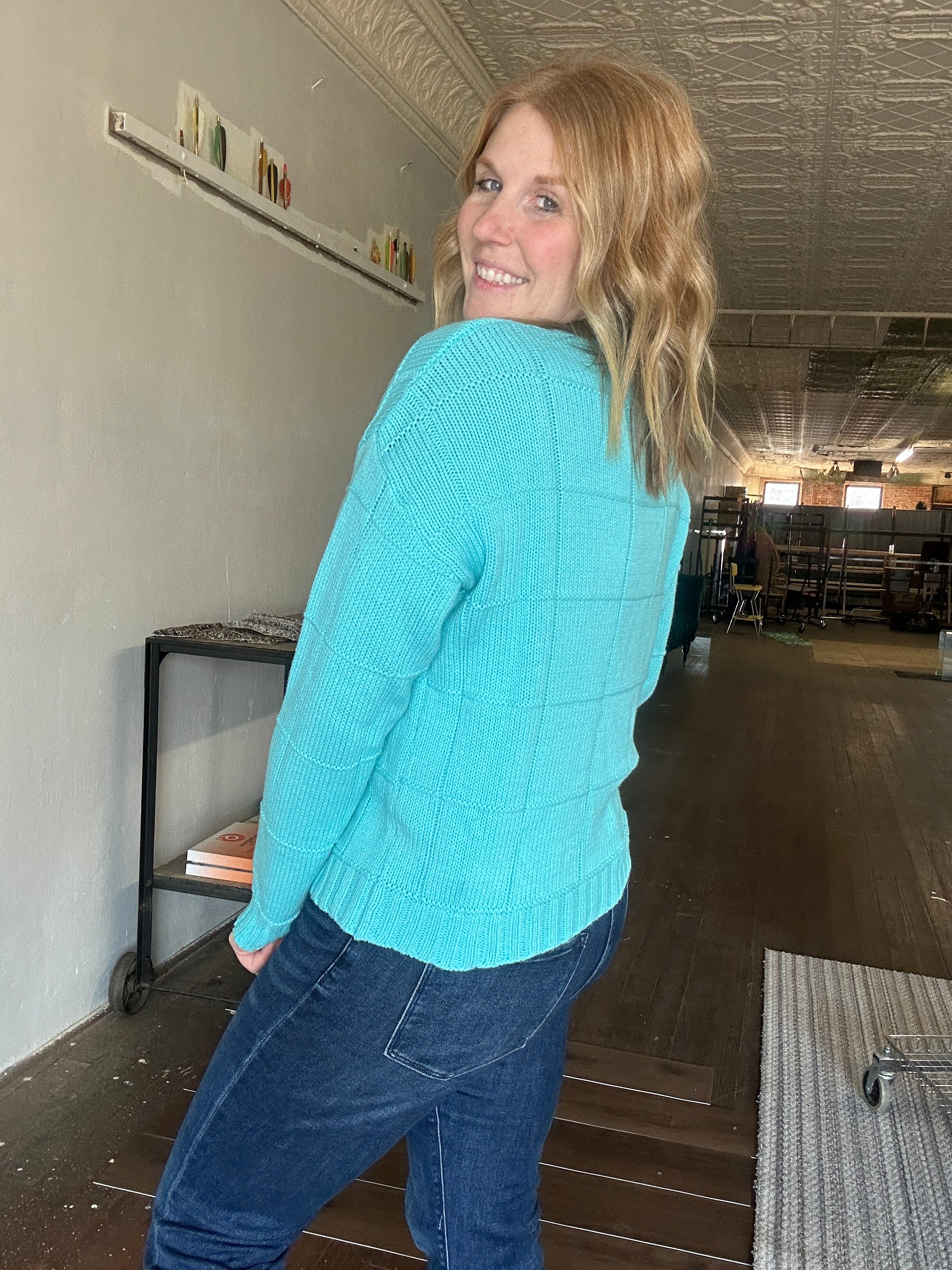 Sky Blue Sweater