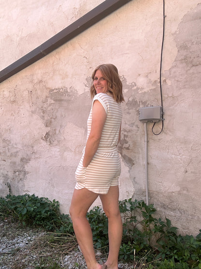 Zip-front Romper