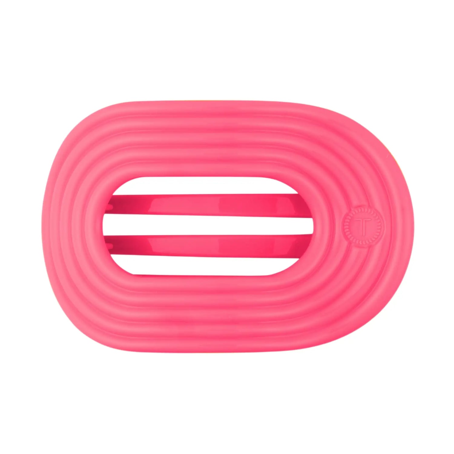 Teleties Round Flat Hair Clip-Medium
