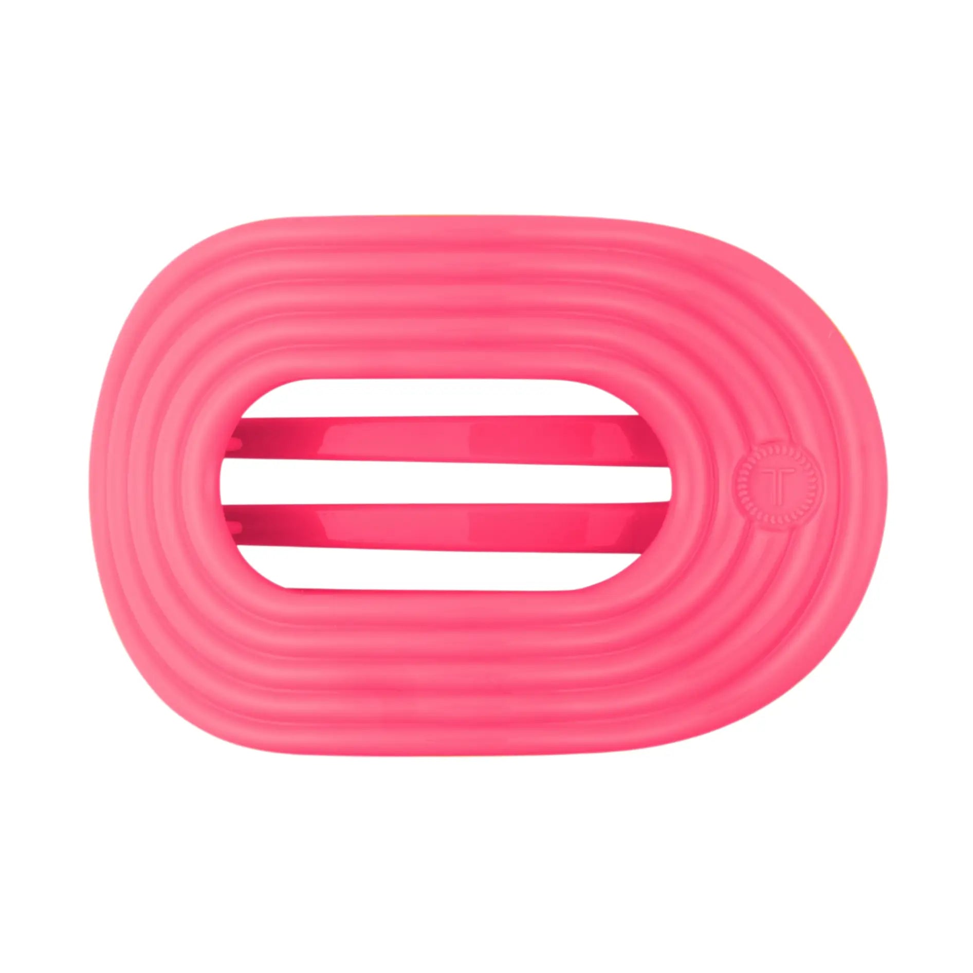 Teleties Round Flat Hair Clip-Medium
