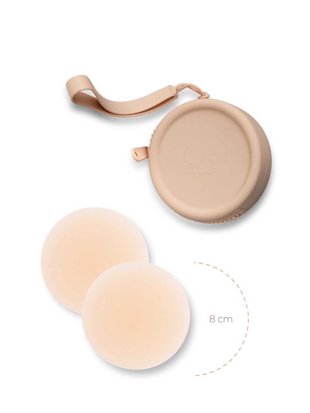 Boob-eez Nipple Cover with Silicone Case