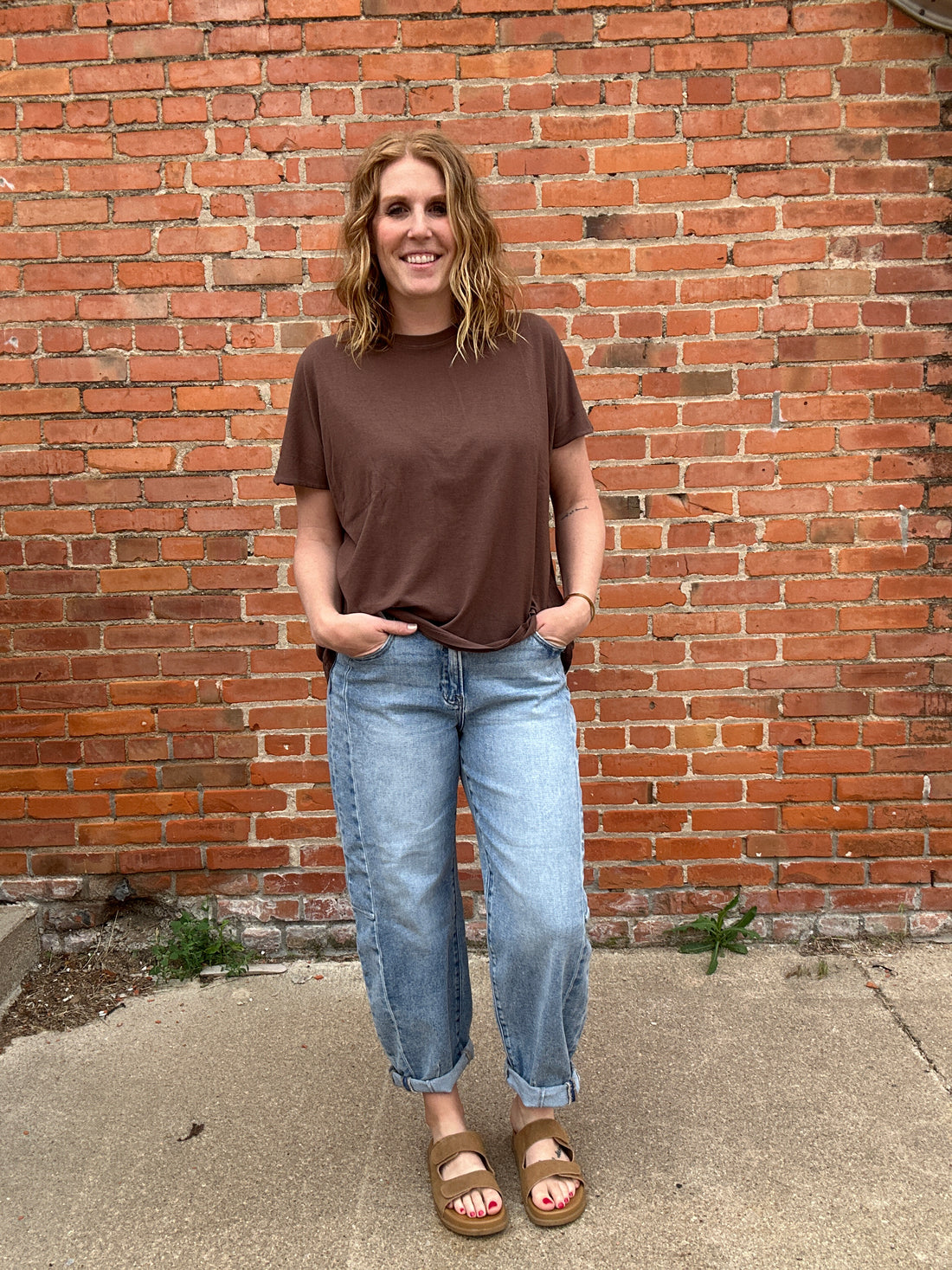 Espresso Slouchy tee