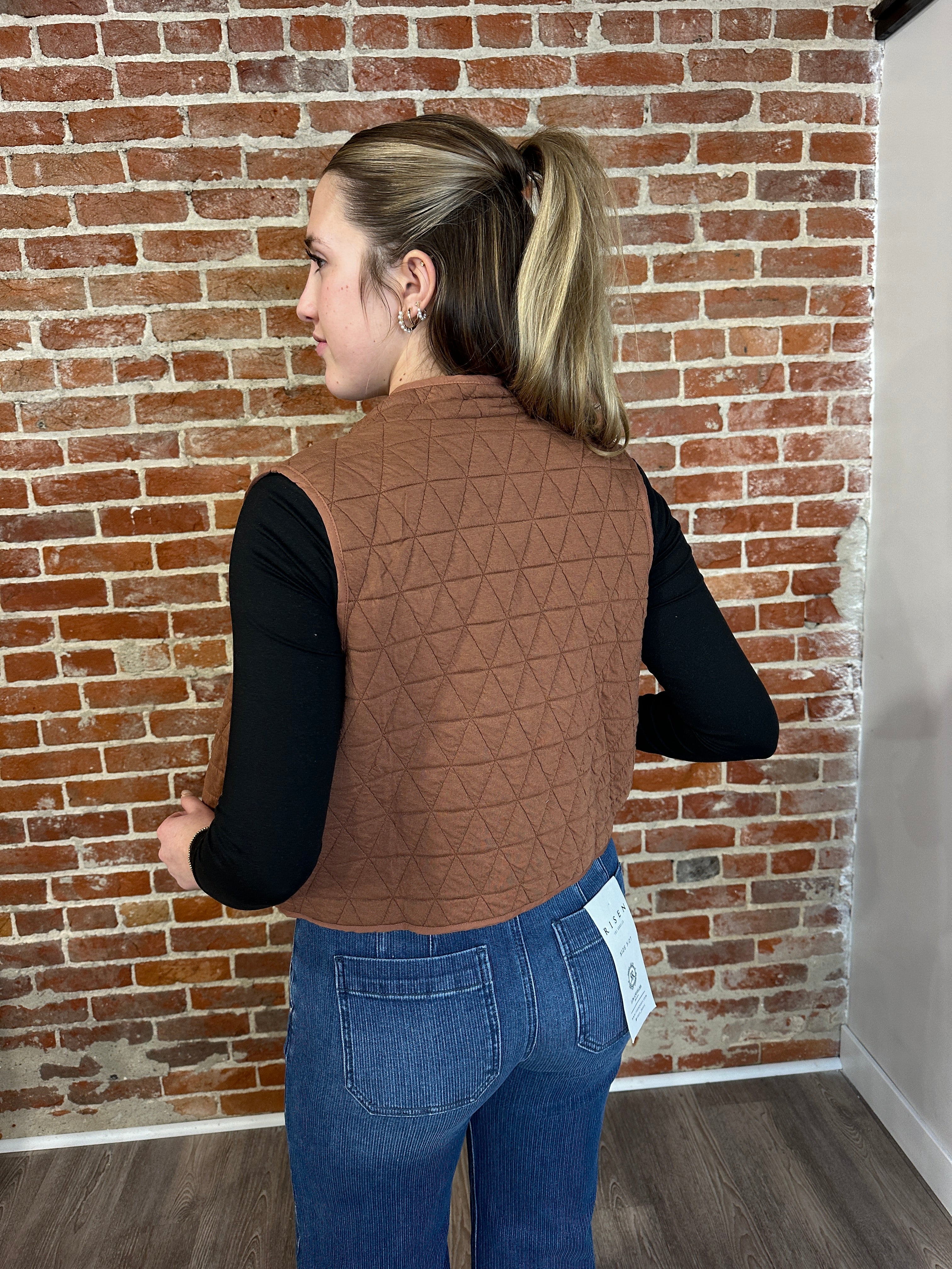 Quilted Zip-Up vest
