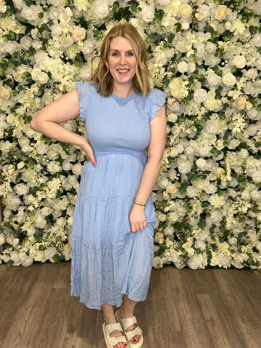 Kelsey Dress, Light Chambray