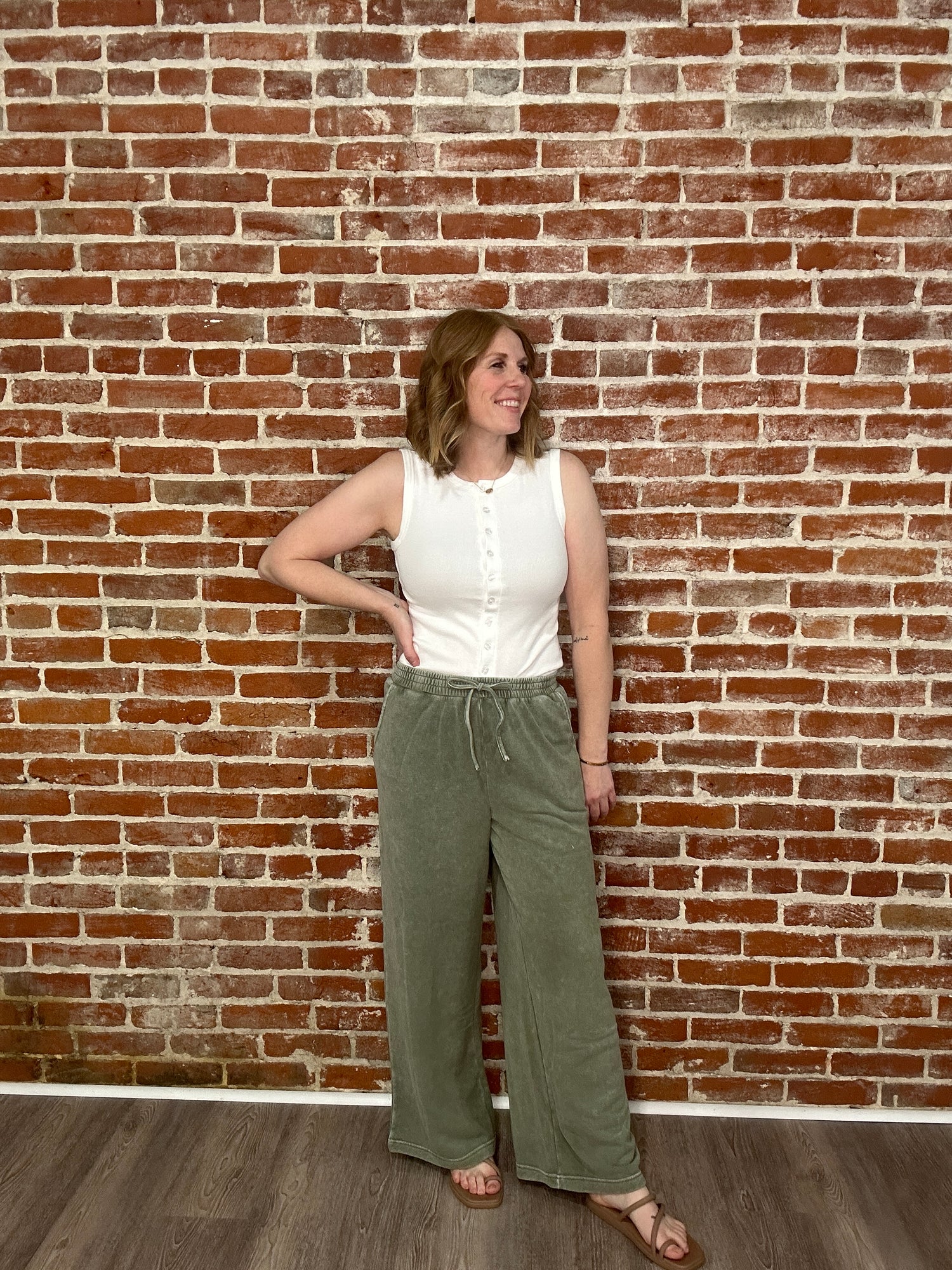 Olive Lounge Pants