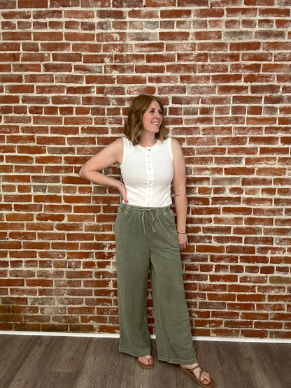 Olive Lounge Pants