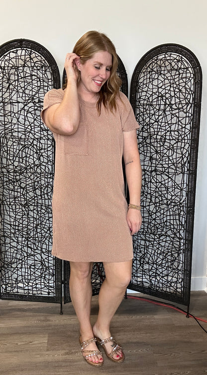 Emilia Dress, Peanut Butter