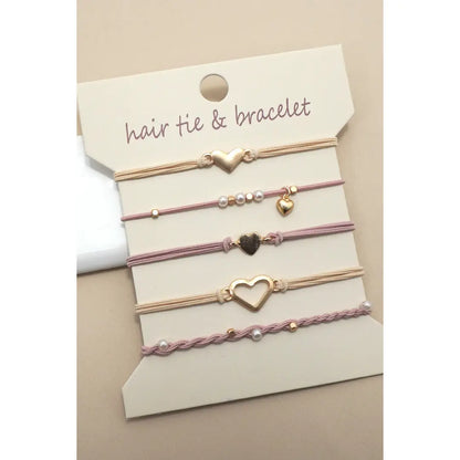 Hair Tie Bracelet Combo